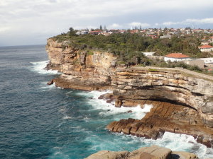  sierpień 2015 widok na ocean i Sydney
